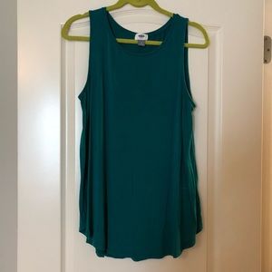 Old Navy green sleeveless top sz L
